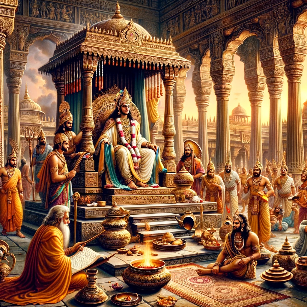 How Rishyasringa Was Brought to Anga and Married to Shanta